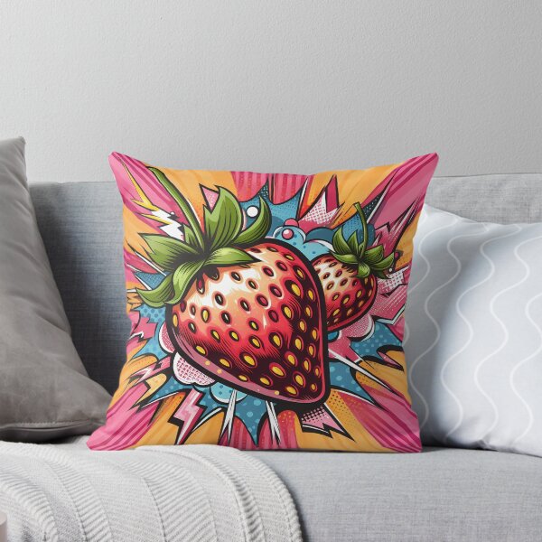Item preview, Explosive Strawberries in Pop Art Style designed and sold by Vitalka-uk.
