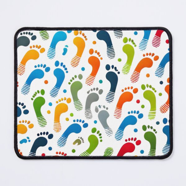 Item preview, Fun colored footsteps designed and sold by FusiTink.