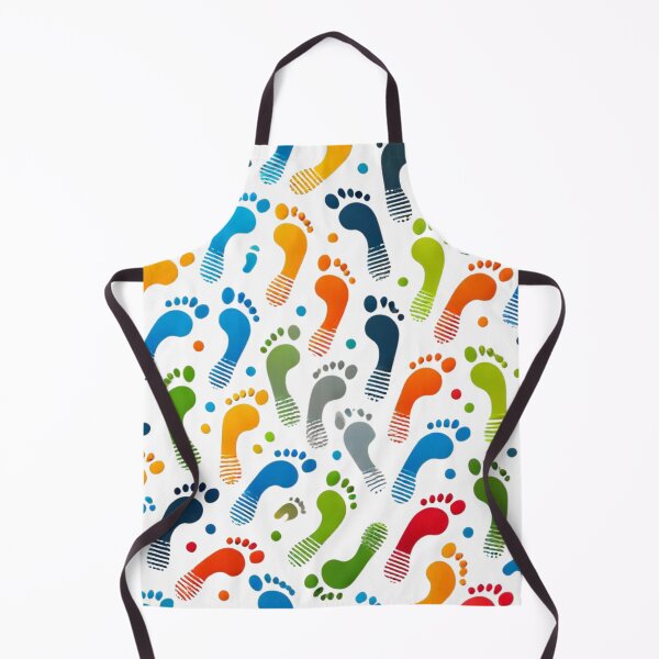 Item preview, Fun colored footsteps designed and sold by FusiTink.