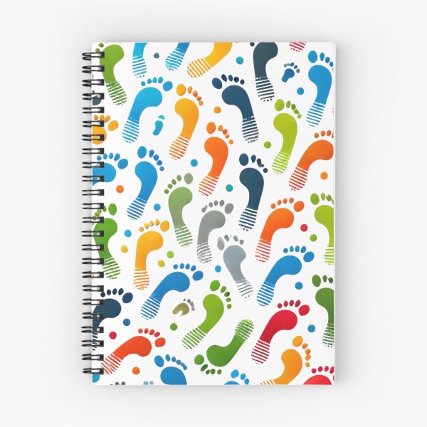 Item preview, Fun colored footsteps designed and sold by FusiTink.