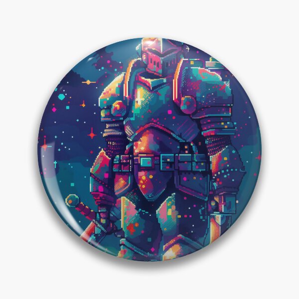 Item preview, Galaxy Knight Pixel Art designed and sold by Kaos-Bit.
