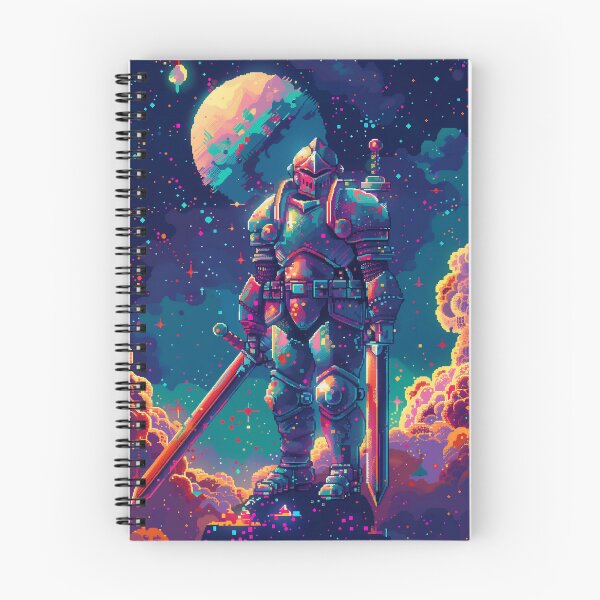Item preview, Galaxy Knight Pixel Art designed and sold by Kaos-Bit.