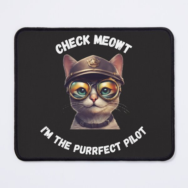 Item preview, I'm The Purrfect Pilot designed and sold by Lorify.