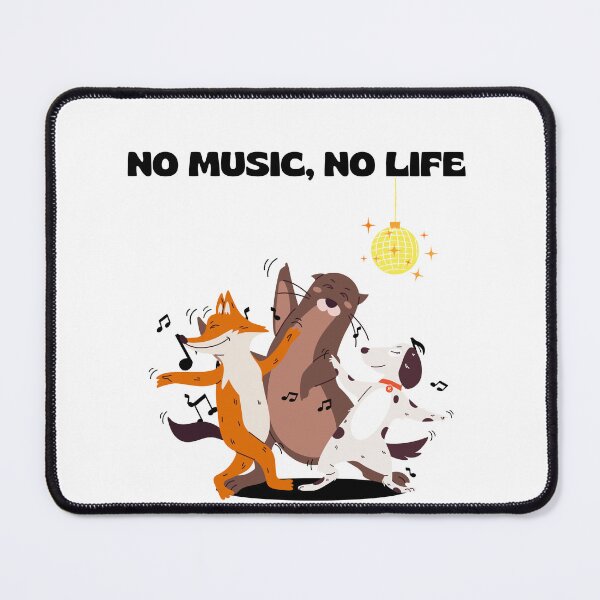 Item preview, No Music No Life designed and sold by DesignDuoStudio.