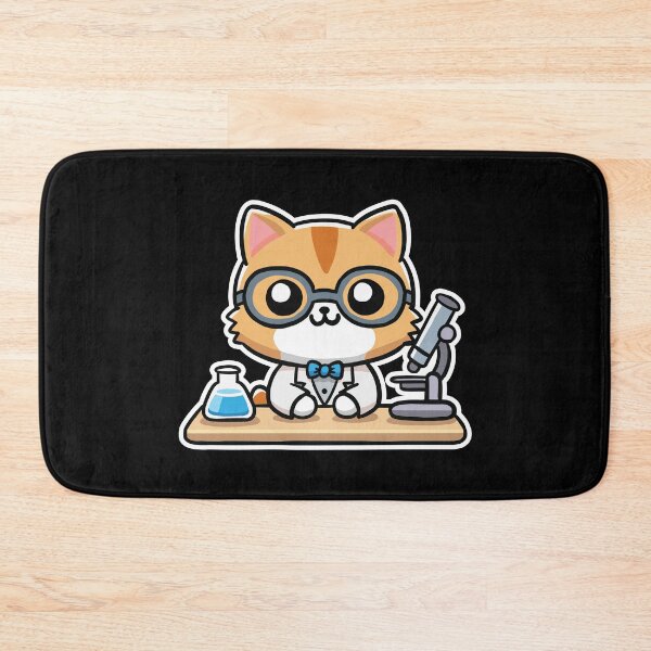 Item preview, Cute Scientist Cat, Science designed and sold by TalesOfScience.