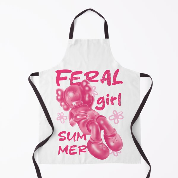 Item preview, Feral Girl Summer with Pink Kaws Hypebeast Figurine designed and sold by OmoYolo.