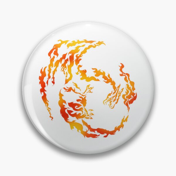 Item preview, Flaming dragon tribal normal fire colour designed and sold by Artsydragongal.