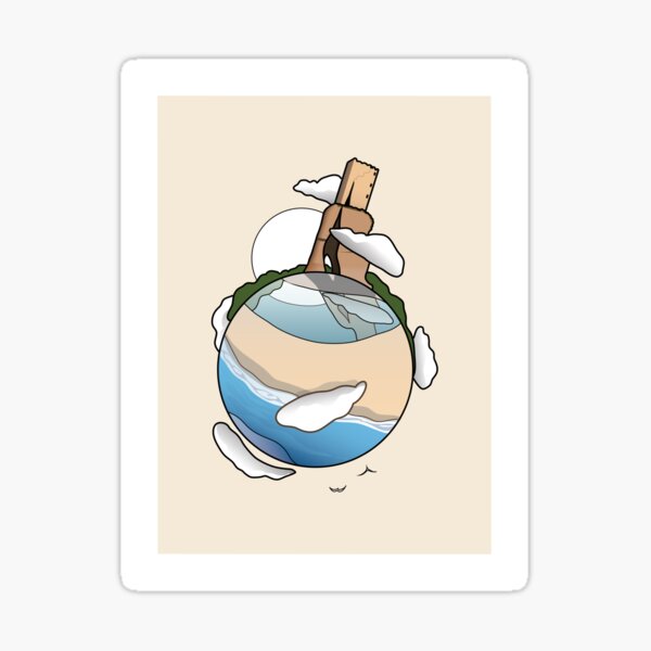 Planet Castle Sticker