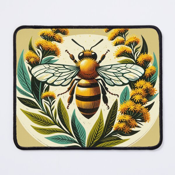 Item preview, Goldenrod Honeybee designed and sold by FrictionMaxxing.