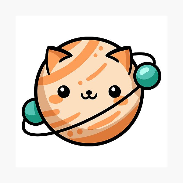 Item preview, Cute Cat Planet, Science designed and sold by TalesOfScience.