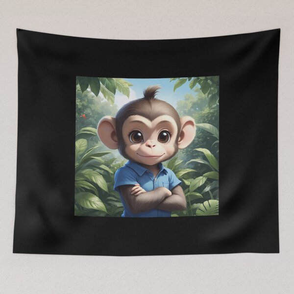 Item preview, Smart Monkey designed and sold by AICreativeArts.