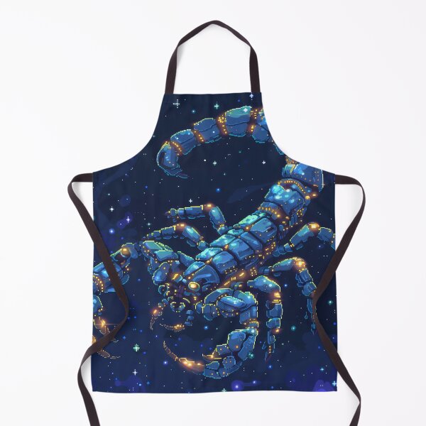 Aperçu de l'œuvre Pixel Art Scorpion Cosmique créée et vendue par Kaos-Bit.
