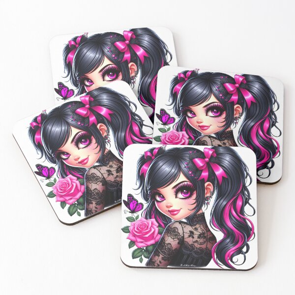 Item preview, Pink Goth designed and sold by MeadowPixieArts.