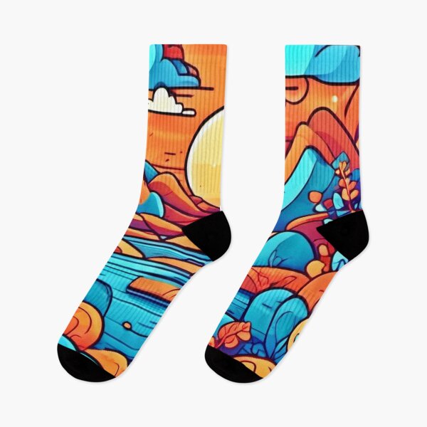 Item preview, Stunning Rainbow Cartoonish Forest designed and sold by Health And Fitness Posts e-Store.