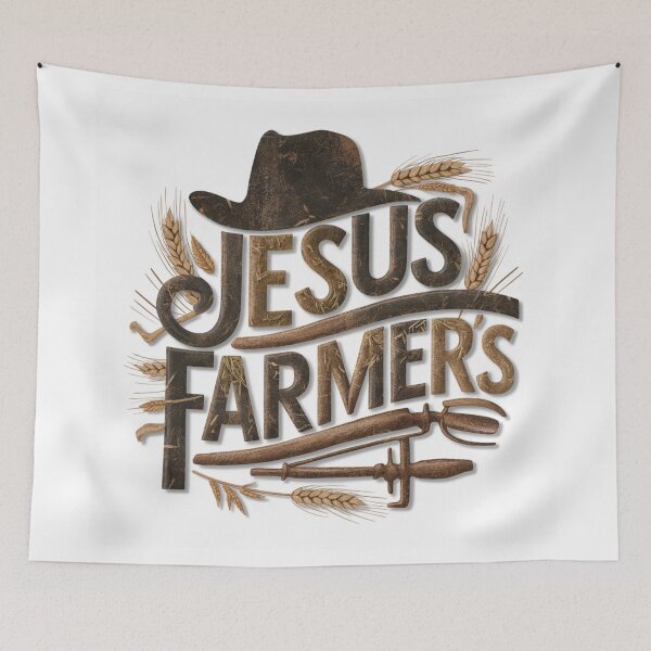 Item preview, JESUS FARMER". FUNNY CHRISTIAN  designed and sold by Obinne.