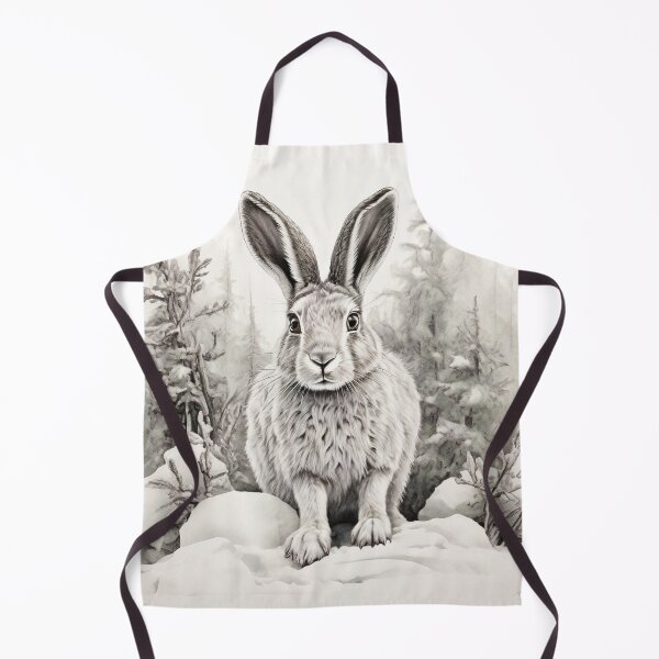 Item preview, Black and white Rabbit pencil drawing designed and sold by Pencil-Art.