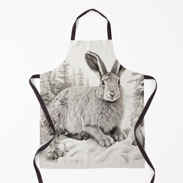 Item preview, Black and white Rabbit pencil drawing designed and sold by Pencil-Art.
