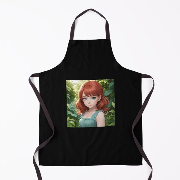 Item preview, Red Haired Girl designed and sold by AICreativeArts.