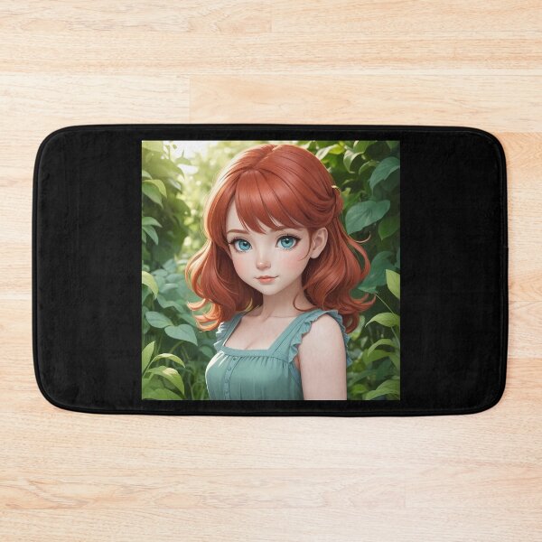 Item preview, Red Haired Girl designed and sold by AICreativeArts.