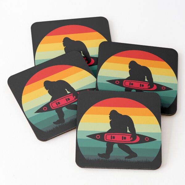 Item preview, Bigfoot with his kayak designed and sold by thepizzaboy.