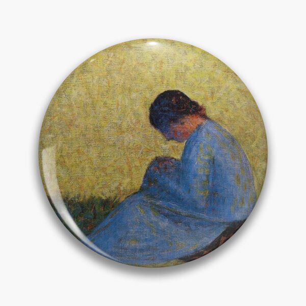 Item preview, Peasant Woman Georges Seurat Famous painting designed and sold by ArtUnova.
