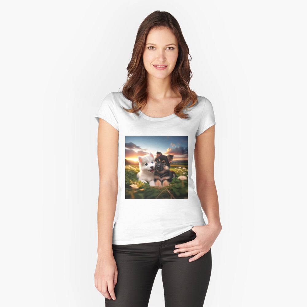 Item preview, Fitted Scoop T-Shirt designed and sold by starchim01.