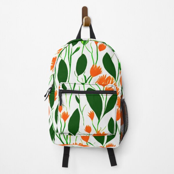 Item preview, Leafy Tangerine Whirl designed and sold by ArtC-Designs by Kathy Higgins.