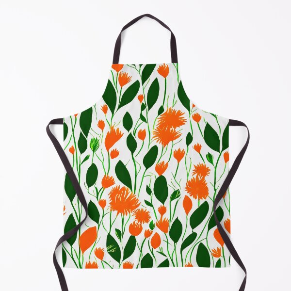 Item preview, Leafy Tangerine Whirl designed and sold by ArtC-Designs by Kathy Higgins.