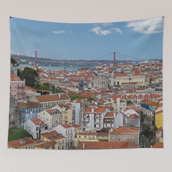 Item preview, Lisbon Colourful Rooftop Cityscape designed and sold by Martyn R Arnold Fine Art Nature & Landscape Photography.
