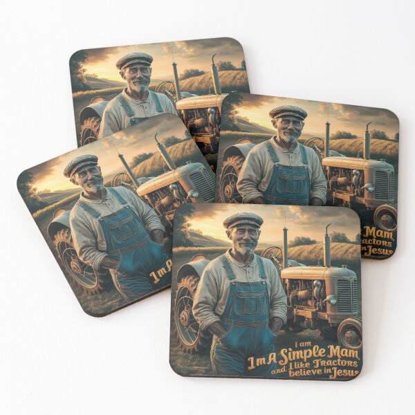 Item preview, JESUS FARMER". I am a simple man ,I like tractor and believe in Jesus  designed and sold by Obinne.