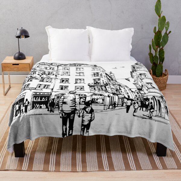 Item preview, A man with a child in the city. designed and sold by Svetlanhcik.