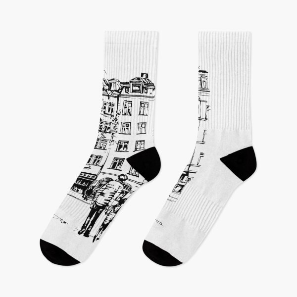 Item preview, A man with a child in the city. designed and sold by Svetlanhcik.