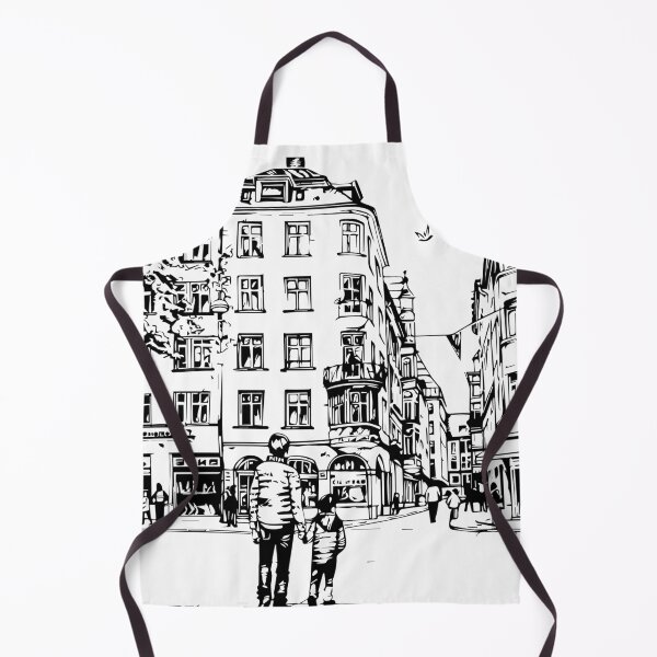 Item preview, A man with a child in the city. designed and sold by Svetlanhcik.