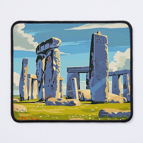 Item preview, Stone Henge Travel Poster, Perfect Gift for Travel Enthusiasts, Vintage Style Wall Art, England Wall art for home decor, Stone Henge print. designed and sold by Thegalleryshop1.