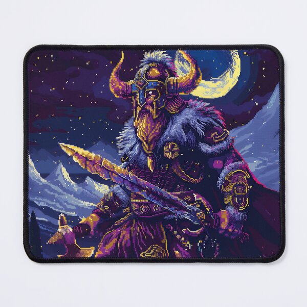 Item preview, Space Viking Pixel Art designed and sold by Kaos-Bit.