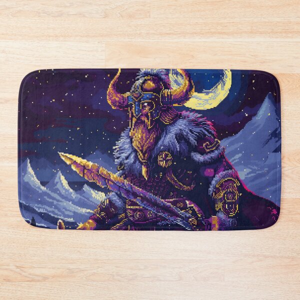 Item preview, Space Viking Pixel Art designed and sold by Kaos-Bit.