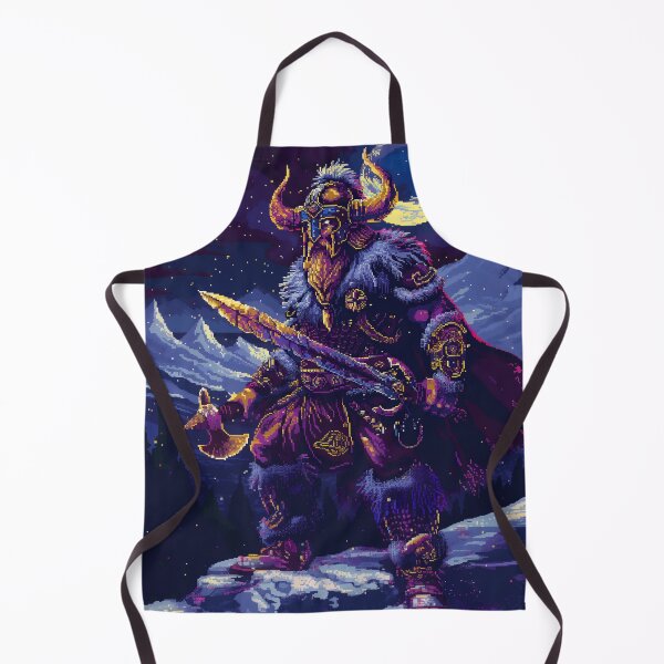 Item preview, Space Viking Pixel Art designed and sold by Kaos-Bit.