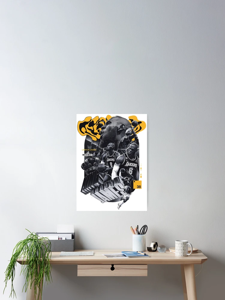 Thumbnail 2 of 3, Poster, Lebron James designed and sold by RUKKAI.