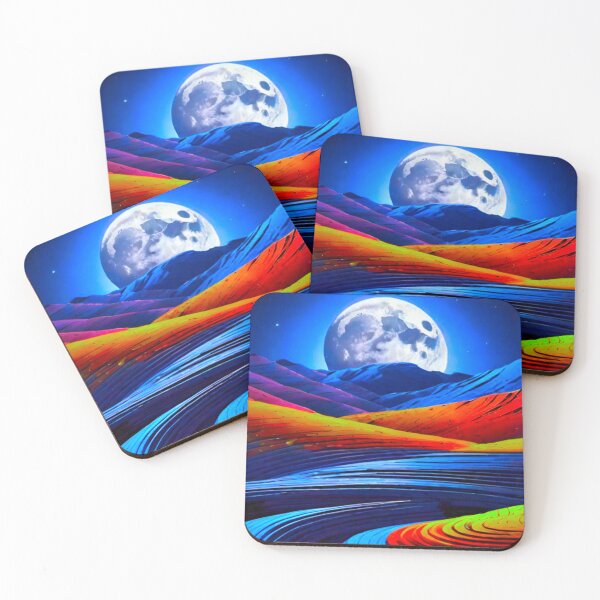 Item preview, Moonlit Peaks: Mountains Under the Night Sky designed and sold by GrizzlyCollective.