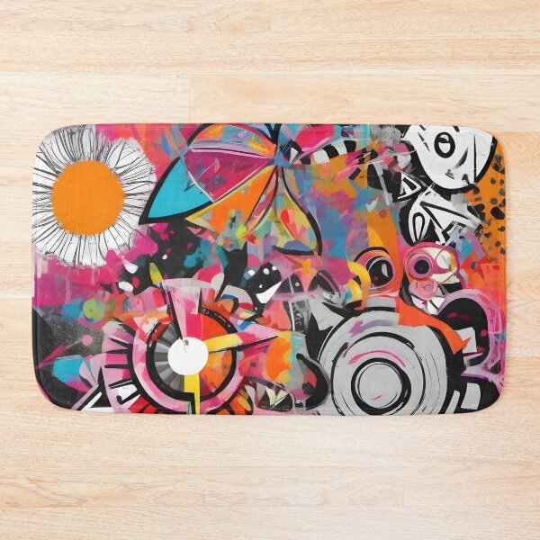 Item preview, Joyful Chaos: A Psychedelic Pop Art Fusion designed and sold by FreedomToDesign.
