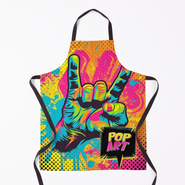 Item preview, Hand sign, pop art style colorful artwork, vivid graphics designed and sold by silent-violin.