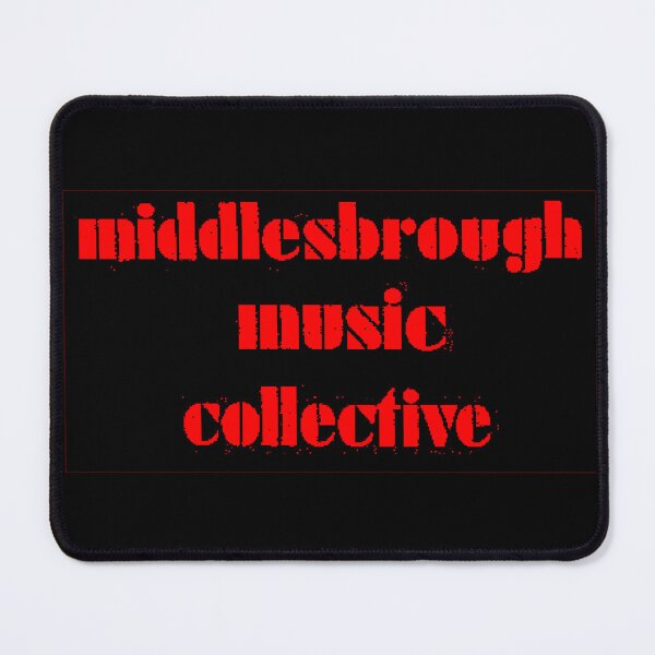 Item preview, Middlesbrough Music Collective Retro 80's Screenprint logo Red On Black designed and sold by Logo-A-GoGo.