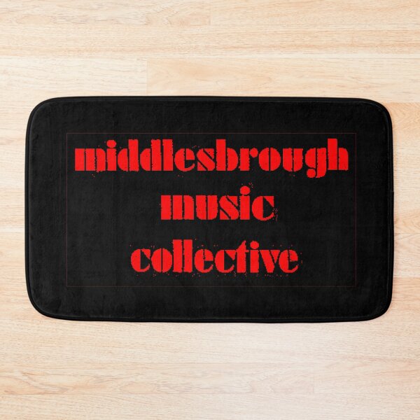 Item preview, Middlesbrough Music Collective Retro 80's Screenprint logo Red On Black designed and sold by Logo-A-GoGo.