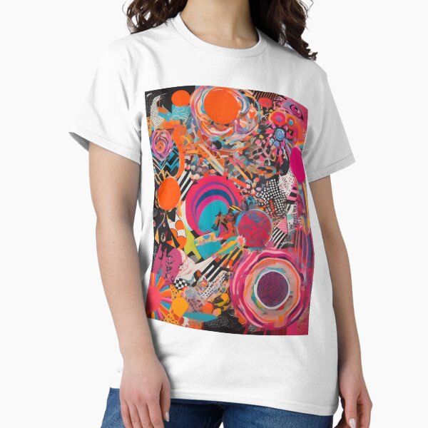 Item preview, Psychedelic Pop: A Joyful Fusion of 70's Vibes and Artistic Freedom designed and sold by FreedomToDesign.