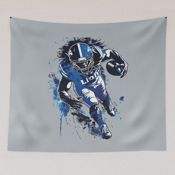 Item preview,  Detroit Lions Football #3 designed and sold by MaryFiore.
