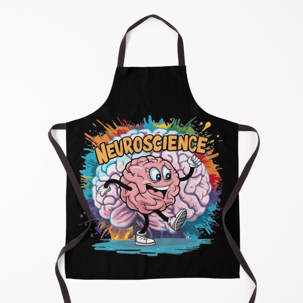 Item preview, Neuroscience grafic with happy brain funny gift for medical and biology students designed and sold by Angie-Atelier.