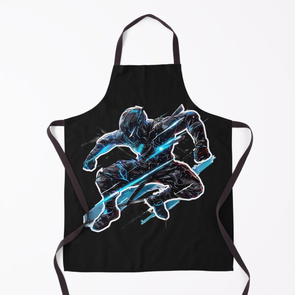 Artikelvorschau, Neon-Cyber-Ninja entworfen und verkauft von AI-Only Creations.
