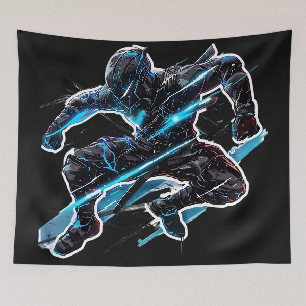 Item preview, Neon Cyber Ninja designed and sold by AI-Only Creations.
