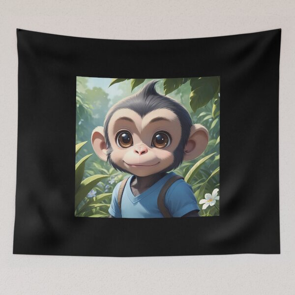 Item preview, Monkey Adventurer designed and sold by AICreativeArts.
