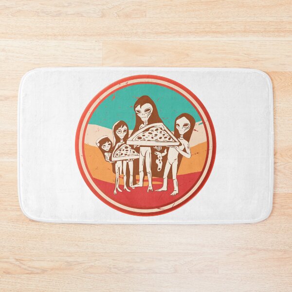 Item preview, Vintage Alien Family with Pizza: Intergalactic Pizza Night T-Shirt designed and sold by GorinART.